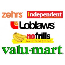 Zehrs / Loblaws / No Frills / ValuMart / Independant - $25